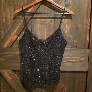 THE LIMITED Sequined Camisole